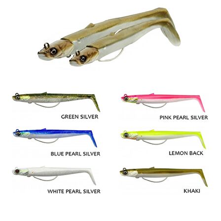 Savage Gear Sandeel V2 Weedless 11,5cm 22gr 2+1 Silikon Yem