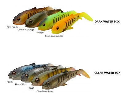 Savage Gear Craft Cannibal Paddletail 10,5 cm 12 gr Mix Silikon Yem