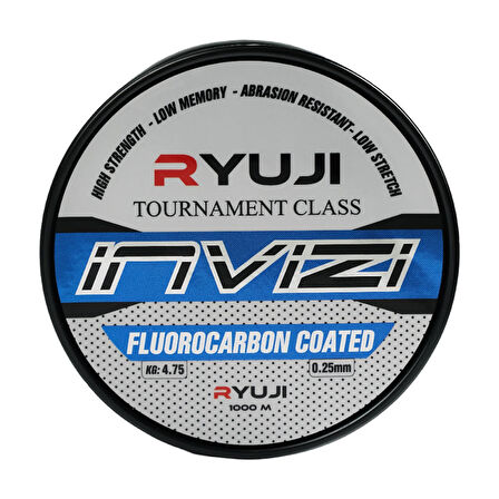 Ryuji Invizi 1000m Fluorocarbon Coated Misina 0,20mm