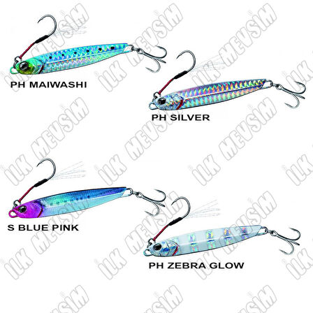 Daiwa Samurai R 7,5cm 20gr Jig Yem PH Silver