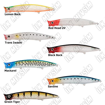 Ryuji Pop Eye 12cm 20gr Maket Yem Green Tiger