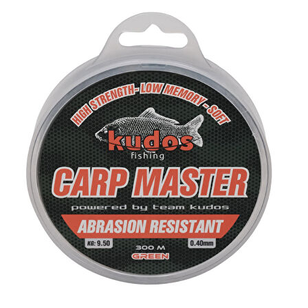 Kudos Carp Master Yeşil 300m Sazan Misinası 0,40mm