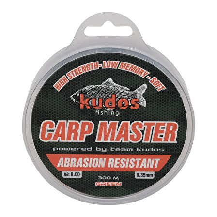 Kudos Carp Master Yeşil 300m Sazan Misinası 0,35mm