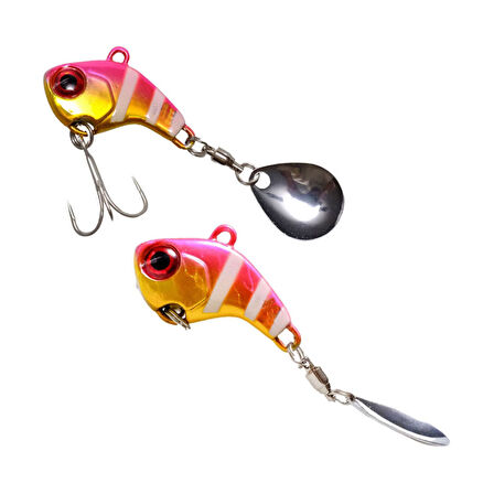 Ryuji Scorpy 10gr Vibrasyon Yem Pink Zebra Glow