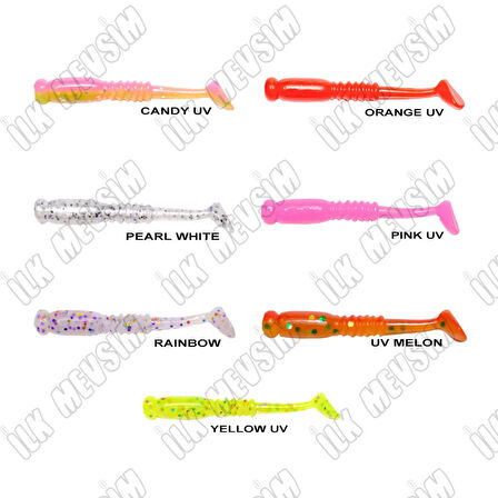 Ryuji Rock Tail 4cm Kokulu Silikon Yem Melon UV