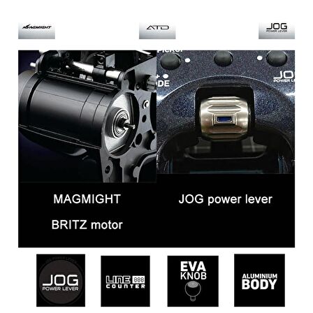 Daiwa Leobritz 23 200 JL Sol El Elektrikli Çıkrık
