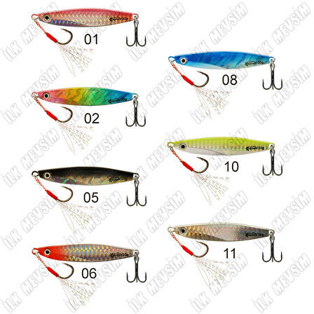 Captain 3654 Nautech UV 7,5cm 30gr Jig Yem 10