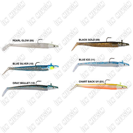 Ryuji Snake Shad 11cm 10gr Silikon Yem Blue Silver