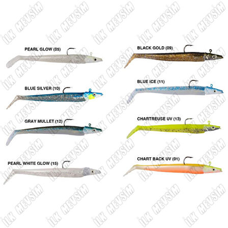 Ryuji Snake Shad 12cm 16gr Silikon Yem Chart Back UV