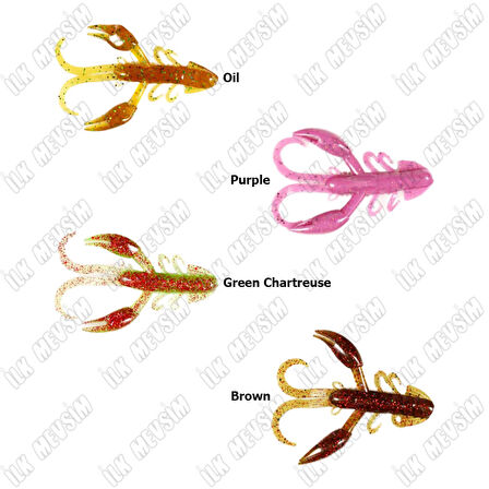 Ryuji Rock Craw 7,2cm Silikon Yem Purple