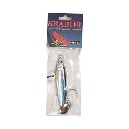 Seabor Metal Go 9cm 60gr Jig Yem Blue Pink