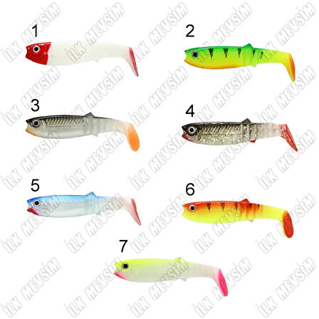 Captain 3569 Style Soft 8cm 5,4gr Silikon Yem 3