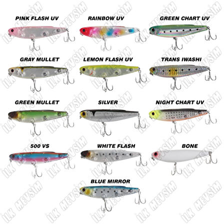 Ryuji Crazy Dog 9,5cm 15gr Maket Yem Night Chart UV