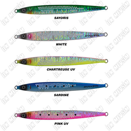 Ryuji Vertical 11cm 40gr Jig Yem UV White Glow