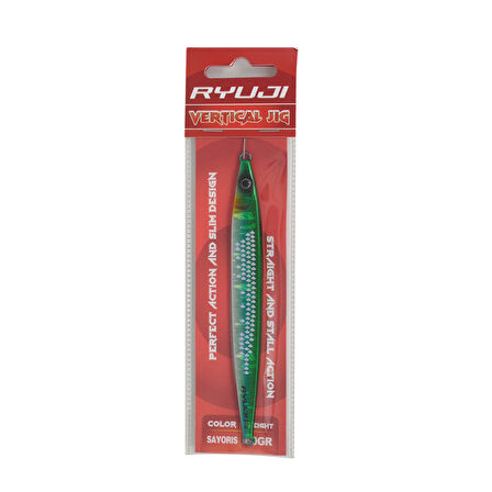 Ryuji Vertical 11cm 40gr Jig Yem UV White Glow