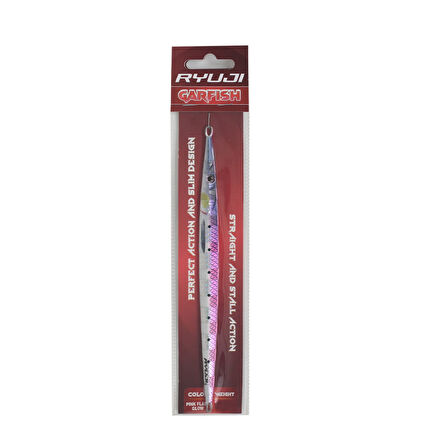 Ryuji Garfish 15cm 45gr Jig Yem Pink Flash Glow