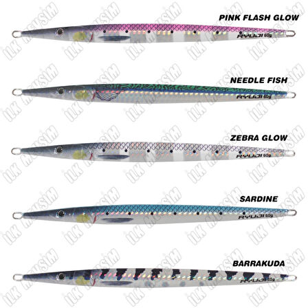 Ryuji Garfish 15cm 45gr Jig Yem Zebra Glow