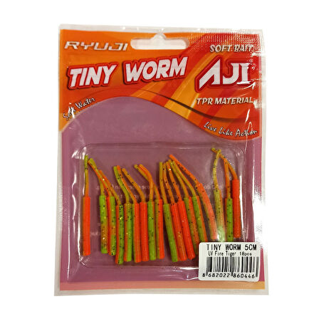 Ryuji Tiny Worm 5cm Silikon Yem Purple Glow