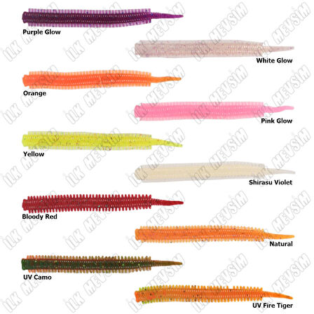 Ryuji Jelly Worm 7,5cm Silikon Yem Shirasu Violet