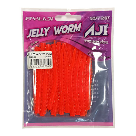 Ryuji Jelly Worm 7,5cm Silikon Yem Shirasu Violet
