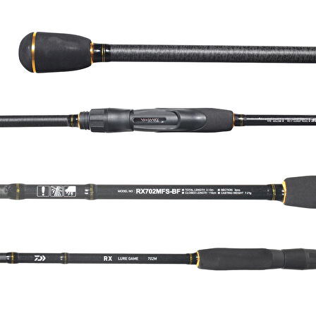 Daiwa RX Lure Game BF 244 cm 14-56 gr Spin Kamış