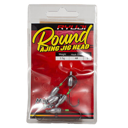 Ryuji Round Ajing #8 Jig Head 0,8gr