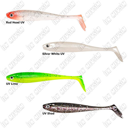 Ryuji Panic Shad 9cm 5.5gr Silikon Yem UV Blue