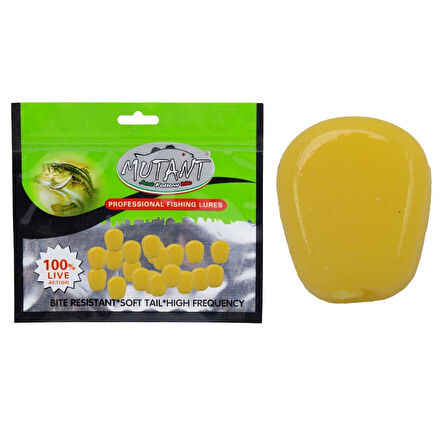Mutant 3500 Pop Corn Aromalı 1cm 1,9gr Mısır Silikon Yem 01