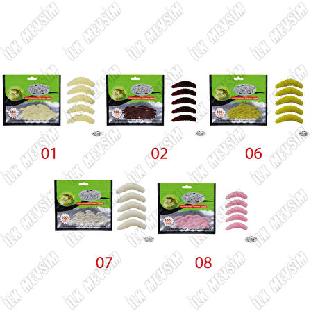 Mutant 3515 Miracle Worm 2cm 0,4gr Silikon Yem 02