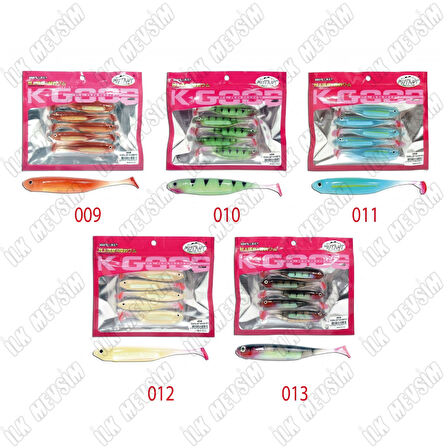 Mutant 3538 Twost Tail Flash 9cm 6,5gr Silikon Yem 10