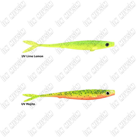 Spro V-Power 8cm Silikon Yem Lemon Lime UV