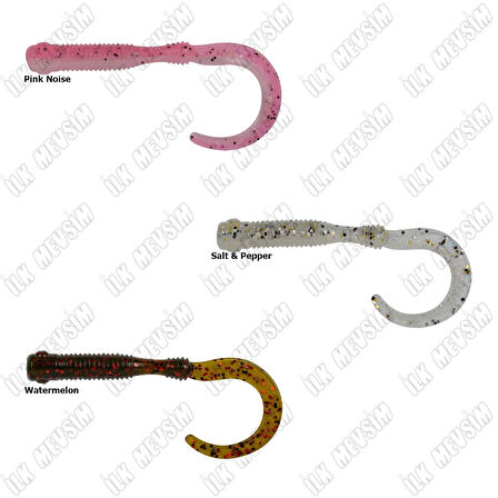 Spro Free Style Urban Curl 6,5cm Silikon Yem Blue Disco