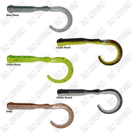 Spro Free Style Urban Curl 6,5cm Silikon Yem Glitter Roach
