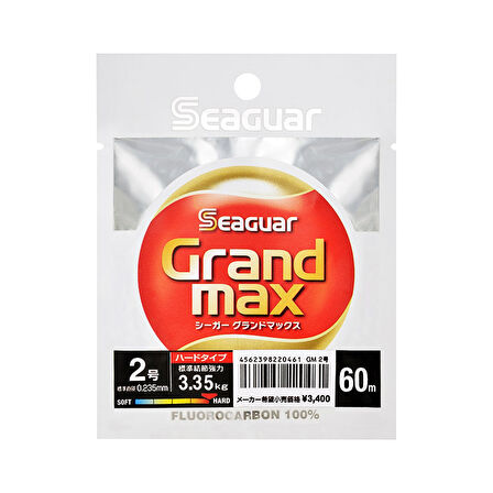 Seaguar Grandmax Hard %100 FC 60m Leader Misina 0,11mm