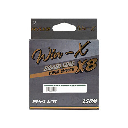 Ryuji Win-X 8B Green 150m İp Misina 0,18mm