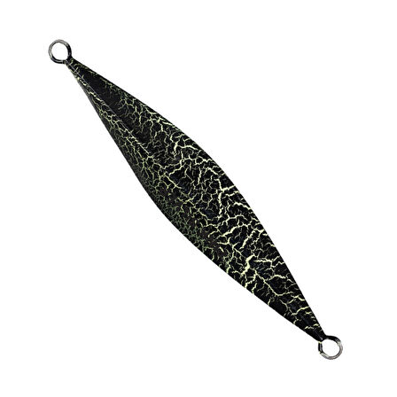 Seabor Dragon 200gr Jig Yem Black Zebra Glow