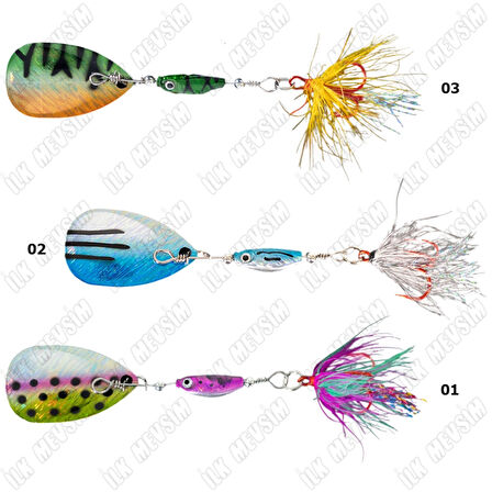 Ryuji Fish 8,5cm 6gr Spinner Yem 03