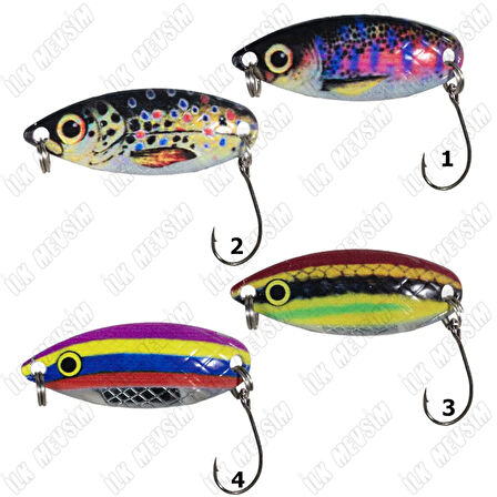 Ryuji Natural 2,5cm 2gr Kaşık Yem 1