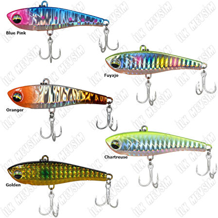 Ryuji Rocky VIB 7cm 16gr Vibrasyon Yem Blue Pink