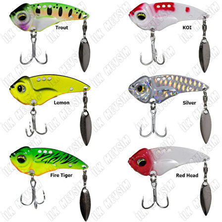 Ryuji Speed VIB 4cm 8,5gr Vibrasyon Yem Silver