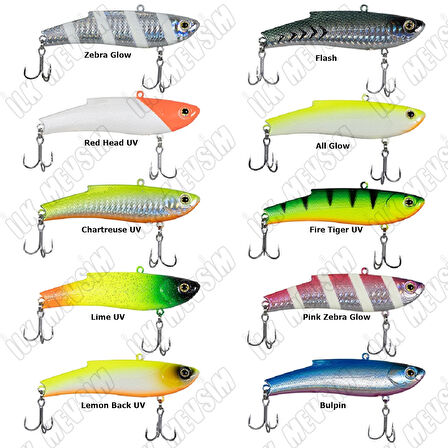 Ryuji Luffer 8cm 23gr Vibrasyon Yem Red Head UV