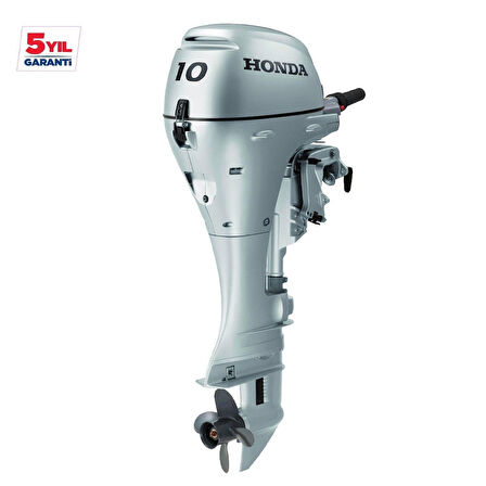 Honda BF 10 HP Kısa Şaft İpli Manuel Benzinli Deniz Motoru