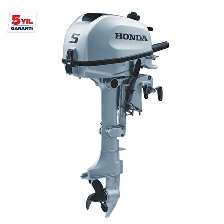 Honda BF 5 HP Kısa Şaft İpli Manuel Benzinli Deniz Motoru