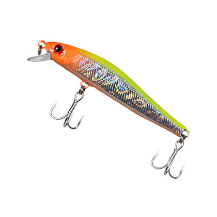 Ryuji Boss Minnow 7cm 5gr Maket Yem Purple Head Glow