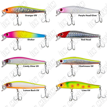 Ryuji Boss Minnow 7cm 5gr Maket Yem Red Head