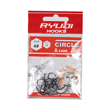 Ryuji R-1450 Circle Black Nickel İğne 3-0