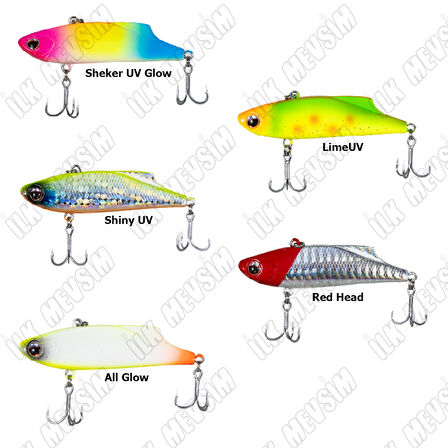 Ryuji Cast VIB 7cm 16gr Vibrasyon Yem UV Chartreuse