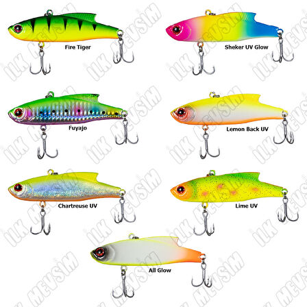 Ryuji Rock VIB 9cm 38gr Vibrasyon Yem Fire Tiger