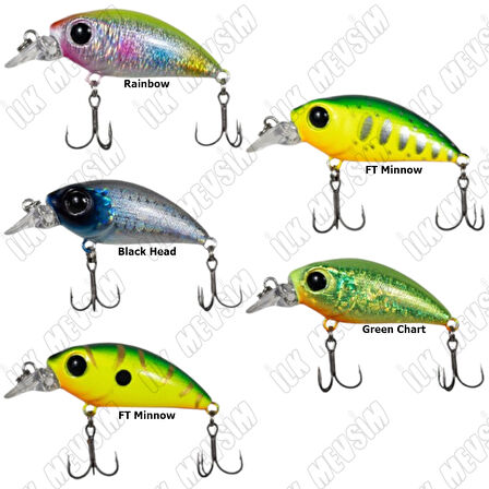 Ryuji Small Minnow 4,5cm 5,2gr Maket Yem Brown Dot