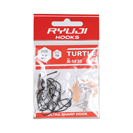 Ryuji R-1135 Turtle Black Nickel İğne 2